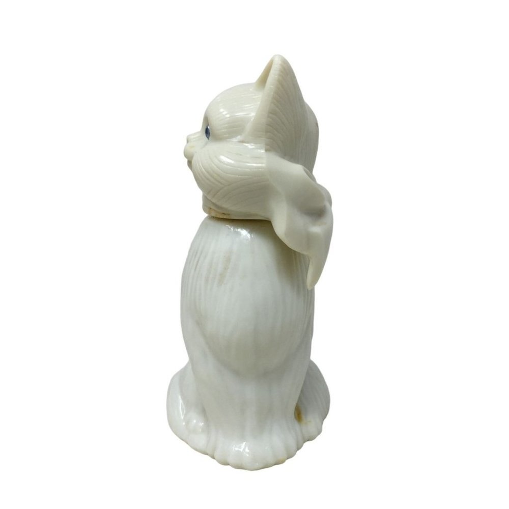 Vintage Sweet Honesty Avon Topaze Cologne/Perfume In Cat With Bow Shaped Bottle View 3